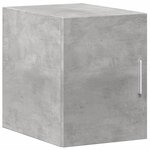 vidaXL Armoire de rangement mince gris béton 30x42 5x225 cm