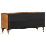 vidaXL Meuble TV 105x33x46 cm Bois massif de manguier