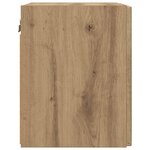 vidaXL Meuble TV mural 2 Pièces Chêne artisan 30 x 31 x 40 cm