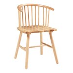 Lot de 2 chaises de salle à manger salon design moderne cuisine effet naturel 03_0009632