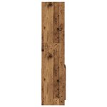 vidaXL Buffet haut vieux bois 92x33x140 cm bois d'ingénierie