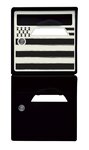 Pack de 2 boîtes aux lettres murales - "Breizh" - "Noir intense"