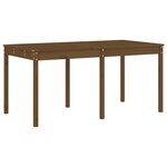 vidaXL Ensemble à manger de jardin 13 Pièces marron miel bois pin massif