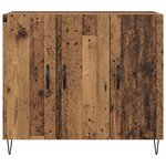 vidaXL Buffet Bois ancien 90 x 34 x 80 cm Bois d'ingénierie