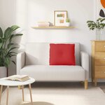 vidaXL Coussin de Dos Rouge 60 x 19 x 50 cm tissu