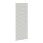 vidaXL Store plissé gris clair 80x200 cm largeur du tissu 79 4 cm