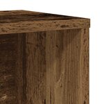 vidaXL Bibliothèque vieux bois 60x24x85 cm bois d'ingénierie