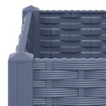 vidaXL Lit surélevé 80x80x23 cm Polypropylène