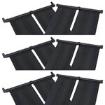 vidaXL Panneaux solaires de chauffage de piscine 6 Pièces 80x310 cm