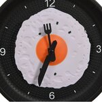 325164 vidaXL Wall Clock with Fried Egg Pan Design 18 8 cm