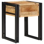 Table d'appoint vidaXL 40x40x50 cm en bois de manguier massif