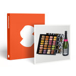 SMARTBOX - Coffret Cadeau Coffret signé Fauchon : 32 macarons avec bouteille de champagne livré à domicile - Gastronomie