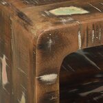 vidaXL Unites TV 2 Pièces Multicolore 36 x 30 x 36 cm Bois Recyclé Solide