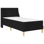 vidaXL Cadre de lit avec matelas avec tête de lit Polyester