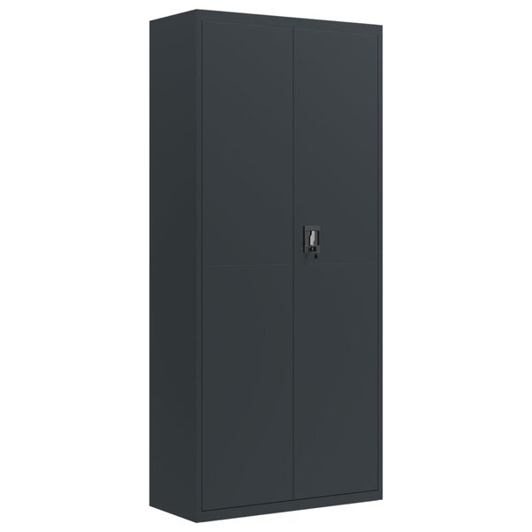 vidaXL Classeur anthracite 90x40x200 cm Acier
