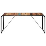 vidaXL Table à manger 180x90x76 cm Bois de récupération massif