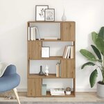 vidaXL Centre de divertissement Marron 80 x 24 x 124 cm
