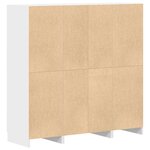 vidaXL Ensemble d'armoires de cuisine 3 Pièces blanc bois d'ingénierie