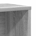 vidaXL Bibliothèque sonoma gris 60x24x101 5 cm bois d'ingénierie