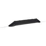 vidaXL Tunnels en filet 3 Pièces noir acier et polyéthylène