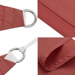 vidaXL Voile de parasol tissu oxford rectangulaire 3x4 5 m terre cuite