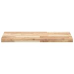 vidaXL Étagères flottantes 4 Pièces 160x40x4 cm acacia massif non traité