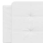 vidaXL Coussin de tête de lit blanc 152 cm similicuir