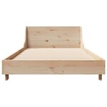 vidaXL Cadre de lit sans matelas 75x190 cm bois de pin massif