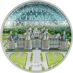 CHATEAU DE CHAMBORD 2 Once Argent Monnaie 10 Dollars Cook Islands 2024
