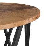 Table d'appoint vidaXL 2 pièces en bois ancien