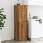 vidaXL Armoire d'apothicaire chêne artisanal bois d'ingénierie