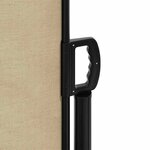 vidaXL Auvent latéral rétractable beige 140x600 cm