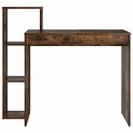 vidaXL Bureau Chêne fumé 100 x 40 x 90 cm Bois d'ingénierie