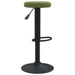 vidaXL Tabourets de bar lot de 2 vert clair velours