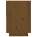 vidaXL Tables de chevet 2Pièces Marron miel 60x34x51cm Bois de pin massif