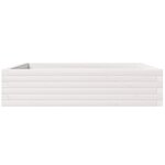 vidaXL Jardinière blanc 100x100x23 cm bois de pin massif