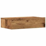 vidaXL Table de chevet vieux bois 60x35 cm bois d'ingénierie