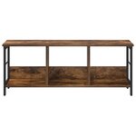 vidaXL Étagère Chêne fumé 102 x 32 x 40 5 cm Bois d'ingénierie