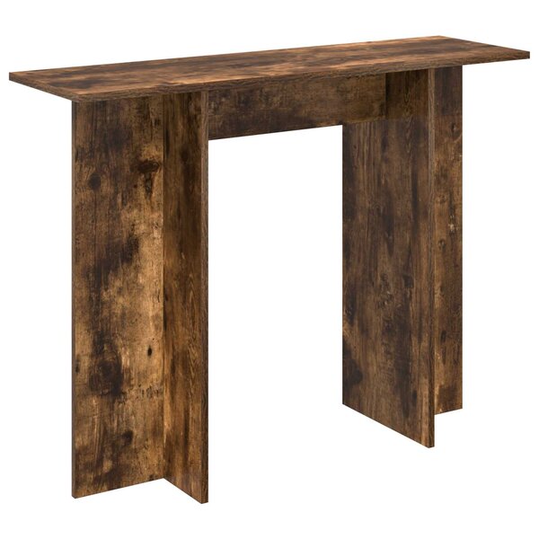 vidaXL Table console Chêne Fumé 100 x 30 x 75 cm Bois d'ingénierie