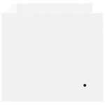 vidaXL Étagère murale blanc 100x35x30 5 cm bois d'ingénierie