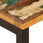 vidaXL Table basse 100x50x35 cm Bois de récupération solide et acier