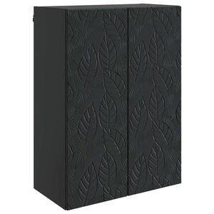 vidaXL Armoire Murale 66 x 34 5 x 90 cm Bois d'ingénierie Noir