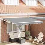 vidaXL Auvent Blanc 3 x 2 5 m Métal