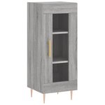 vidaXL Buffet haut sonoma gris 34 5x34x180 cm bois d'ingénierie