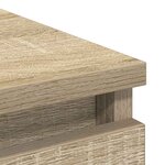 vidaXL Buffet chêne sonoma 37 5x35x76 cm bois d'ingénierie