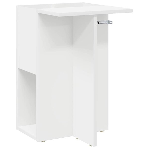 vidaXL Table d'appoint Blanc 35 x 40 x 55 cm Bois d'ingénierie
