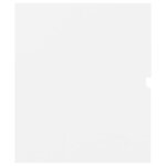 vidaXL Meubles de salle de bain blanc bois d'ingénierie