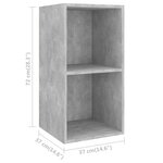 vidaXL Ensemble de meuble TV 3 Pièces Gris béton Aggloméré
