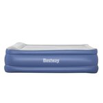 Bestway Matelas pneumatique Tritech 2 places 203x152x56cm bleu et gris