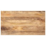 vidaXL Dessus de table 110x50x2 5cm rectangulaire bois massif manguier